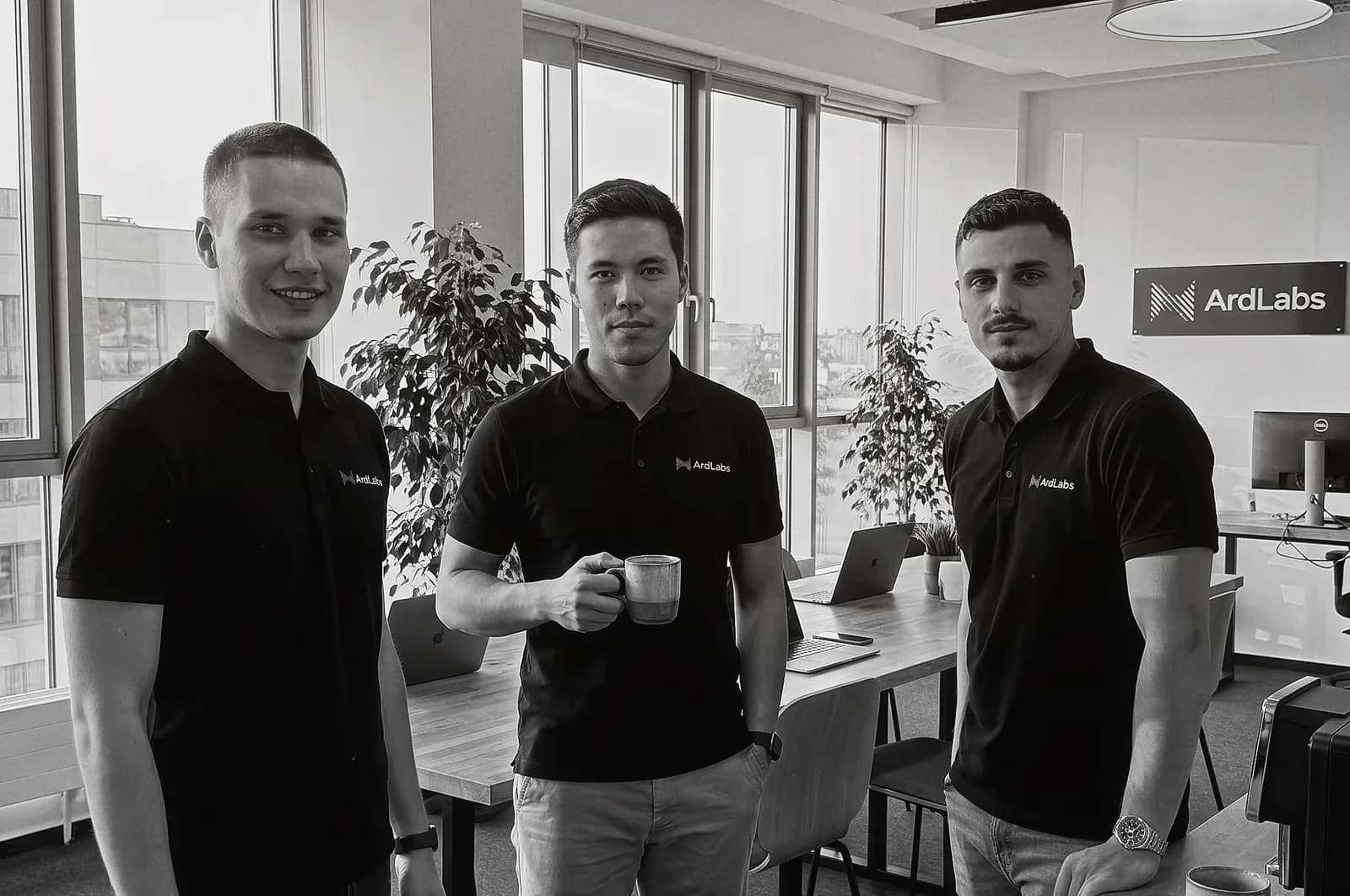 The ARDLABS studio — engineers at work in the Prague office.